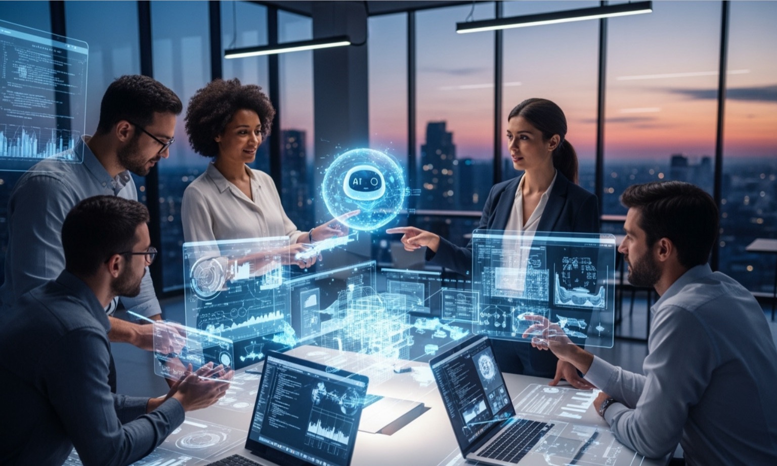 Centralized dashboard integrating various apps and AI assistants - AI collaboration platform
